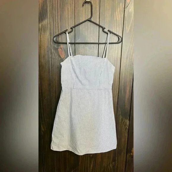 Kimchi Striped Fit and Flare Dress-Nautical Preppy Summer-Size: Medium - Picture 9 of 12